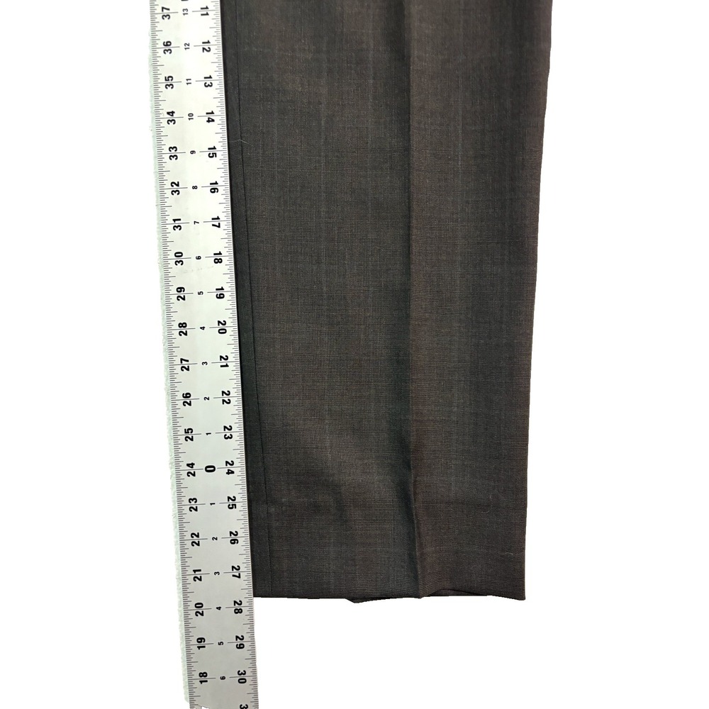 Joseph Abboud 40S 32x28 2pc Pant Suit Gray 100% Wool All Season Two Button - Picture 15 of 16